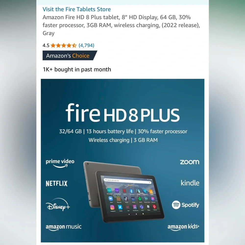 Amazon Fire HD 8 Plus
